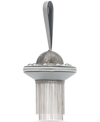 kate spade new york - Spaced Out Embellished Metallic Leather 3D UFO Top Handle