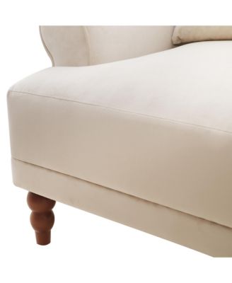 Mirod Elegant Circular Armrests, Ergonomic Lumbar Support, Vintage Roman Column Legs, Luxurious Large Size, Enhances Living Room Aesthetics, for Living room, Bedroom and study