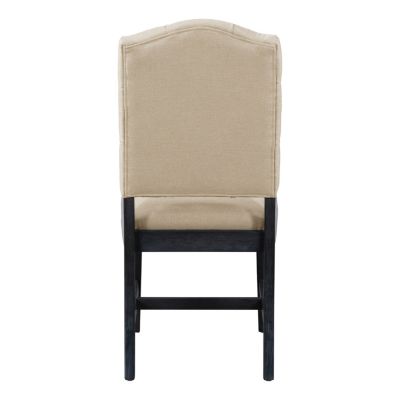 Espresso 4-Piece Retro Upholstered Dining Chair Set