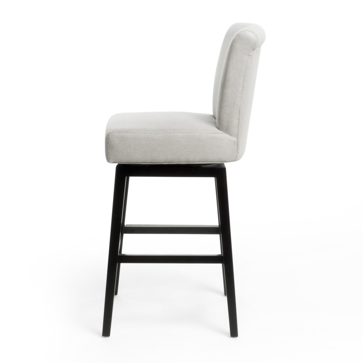 Streamdale Furniture Beige Swivel Counter Stool: Comfort, Convenience, And Style For Any Room - Beige+black