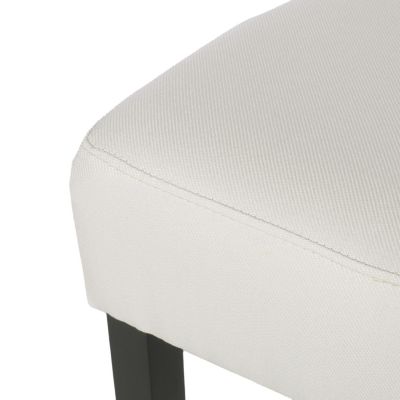 Set Of 2, 26.75" Backless Leather Counter Height Barstool