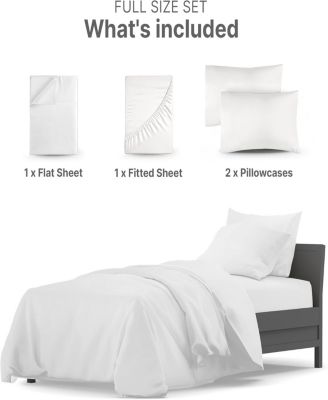 1000 Thread Count Cotton 4 Piece Sheet Set, Full