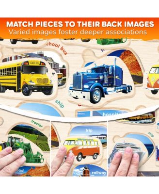 3xSET Wooden Puzzles for Toddlers 1-3 – Montessori Toy