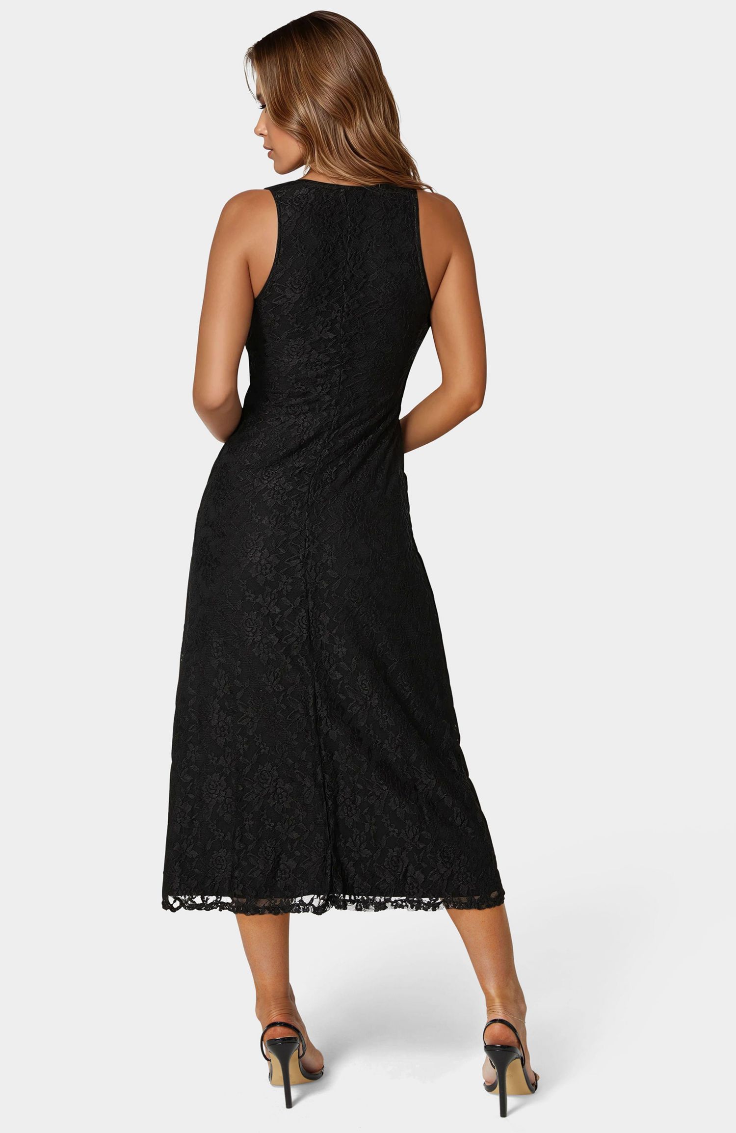 Women's Lace A-line Maxi Dress
