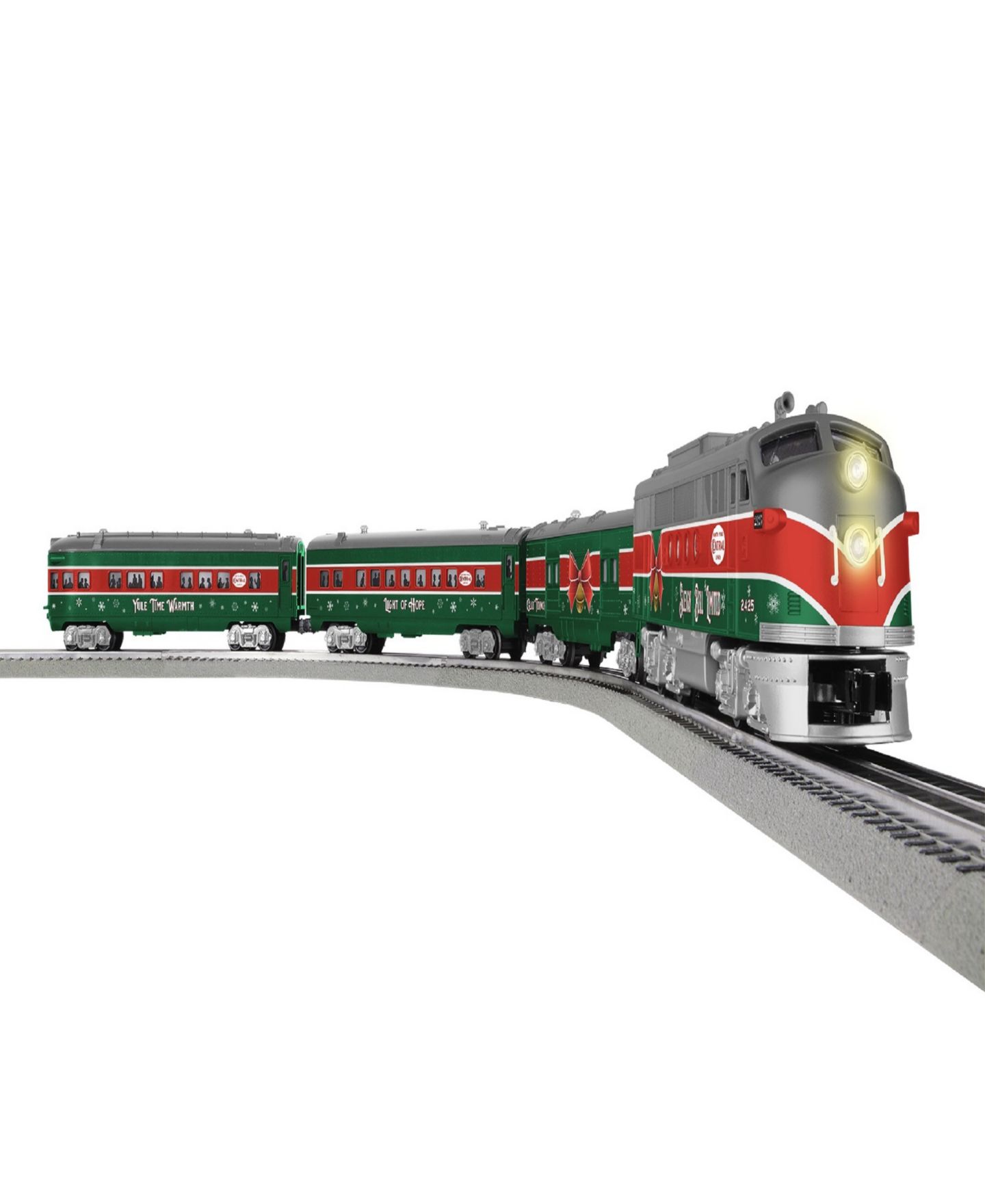Детские игрушки Lionel O Gauge Sleigh Bell Limited Bluetooth LionChief Passenger Train Set — фото 1