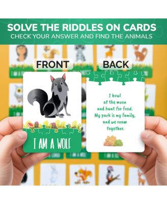 70 Pieces Search & Find Riddle Kids Puzzles 4-6 Years Old