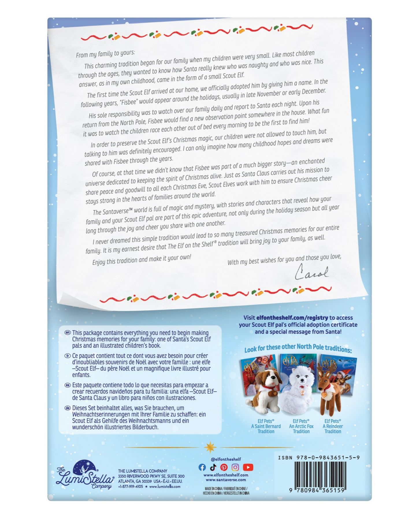 Детские куклы Elf on the Shelf A Christmas Tradition Girl Toy — фото 6