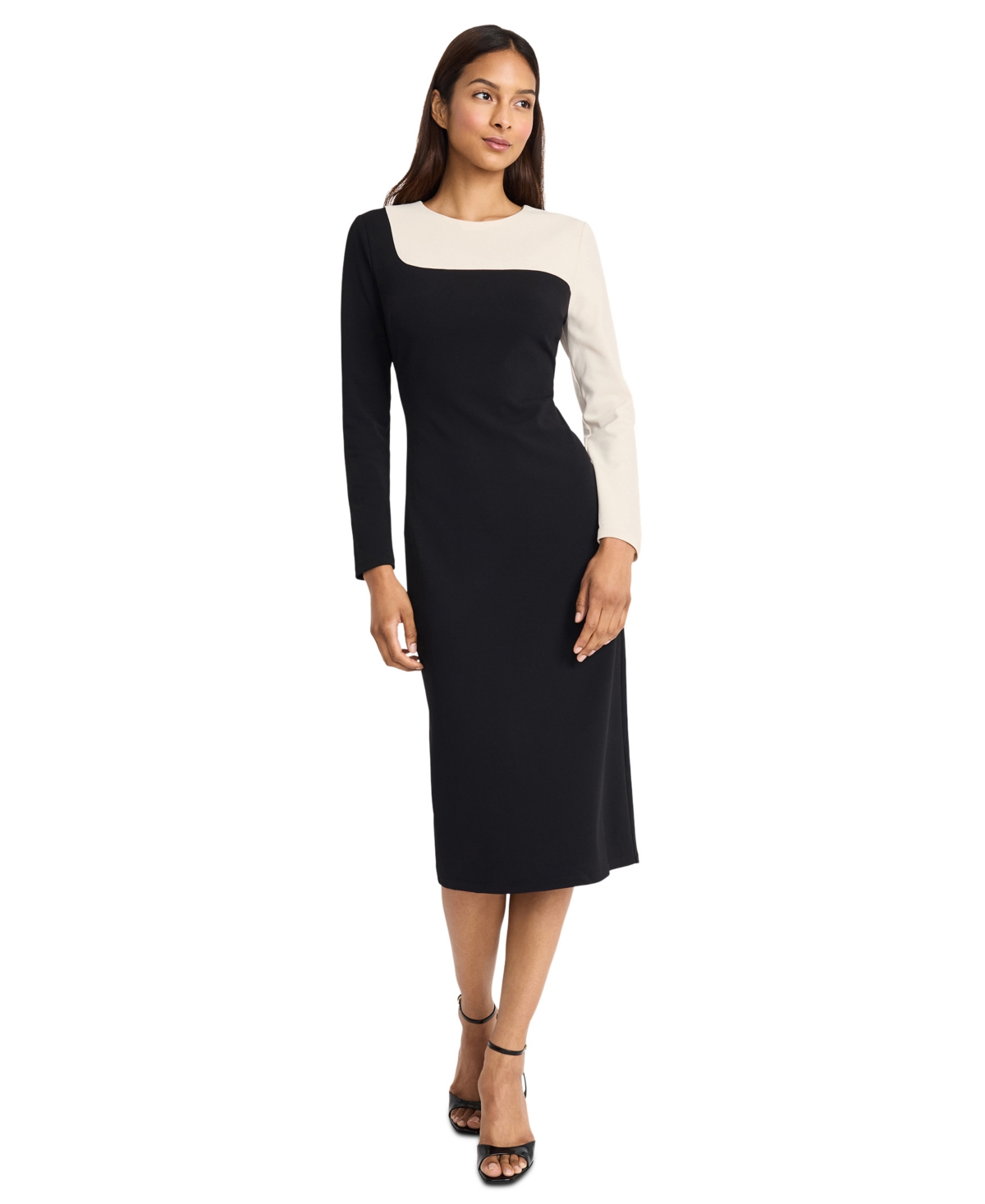 Donna Morgan Women's Colorblocked Bodycon Dress