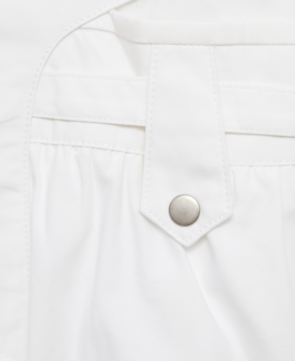 Mango Women's Zipper Detail Balloon Mini-Skirt