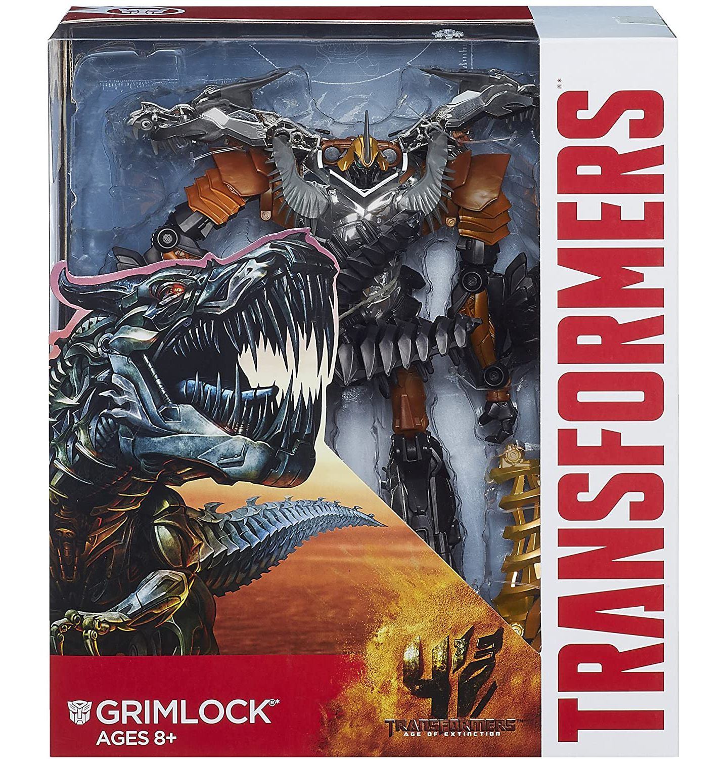 Детская фигурка Transformers Grimlock Leader Class Age of Extinction 9", от 8 лет — фото 5