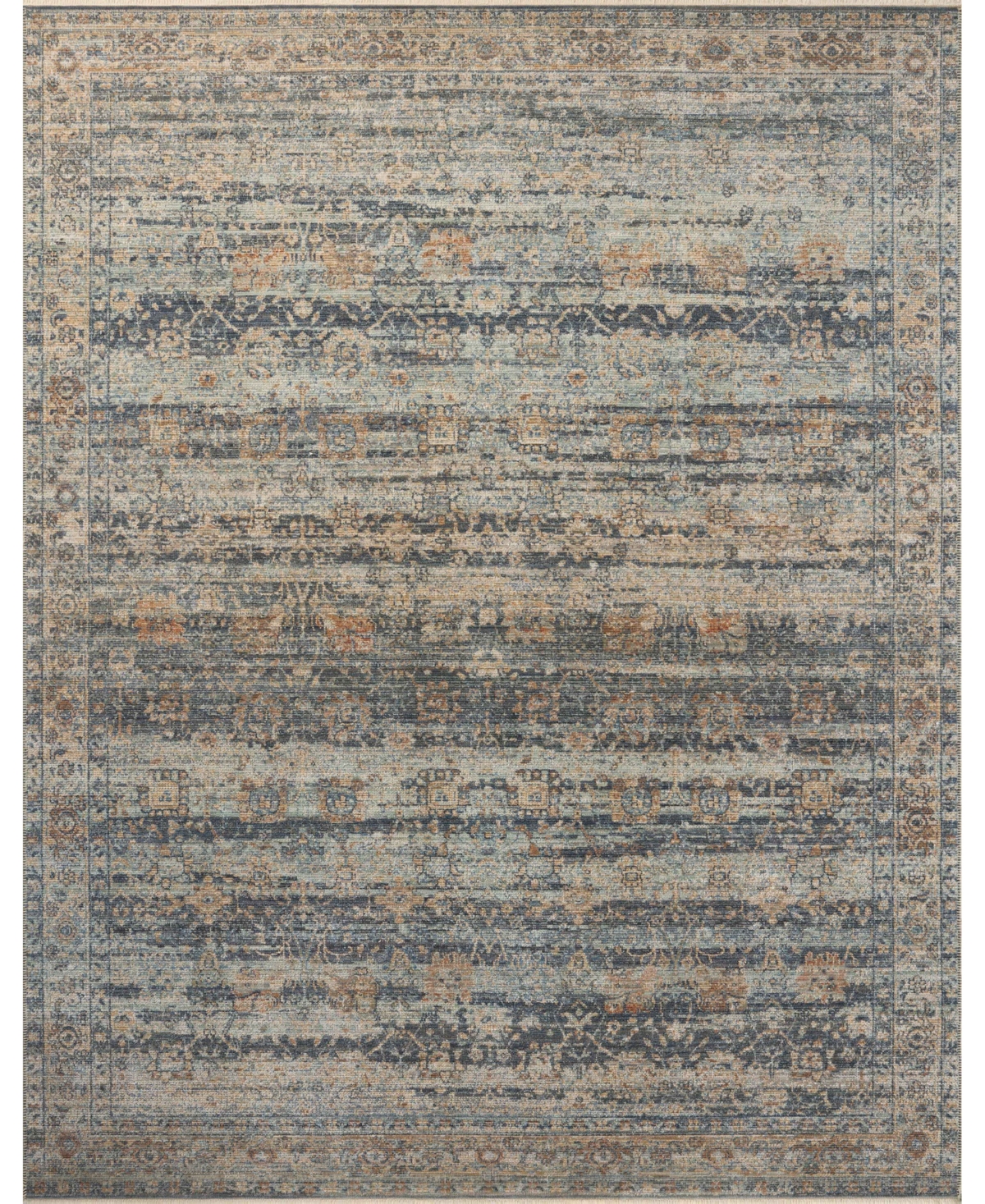 Loloi Heritage Her-09 9'x12' Area Rug In Multi