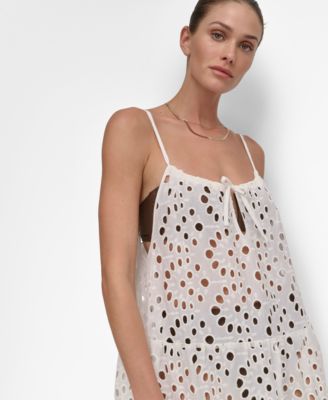 Women's Tiered Maxi Dress Swim Cover-Up