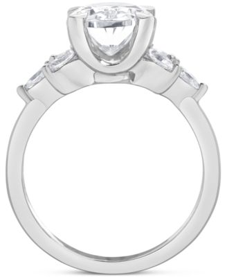 IGI Certified Lab Grown Diamond Oval Engagement Ring (3-1/3 ct. t.w.) in 14k White, Yellow or Rose Gold