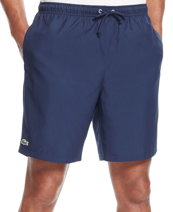 Lacoste Men's Diamante-Print 8" Sport Shorts Reviews - Shorts - Men - Macy's