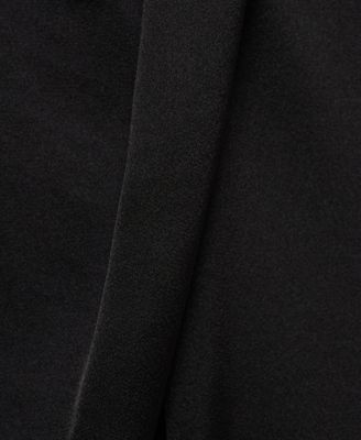 Women's Turtleneck Draped Satin Blouse