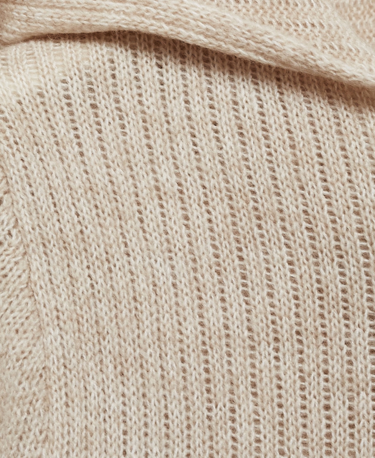 Mango Women's Ribbed Hooded Sweater