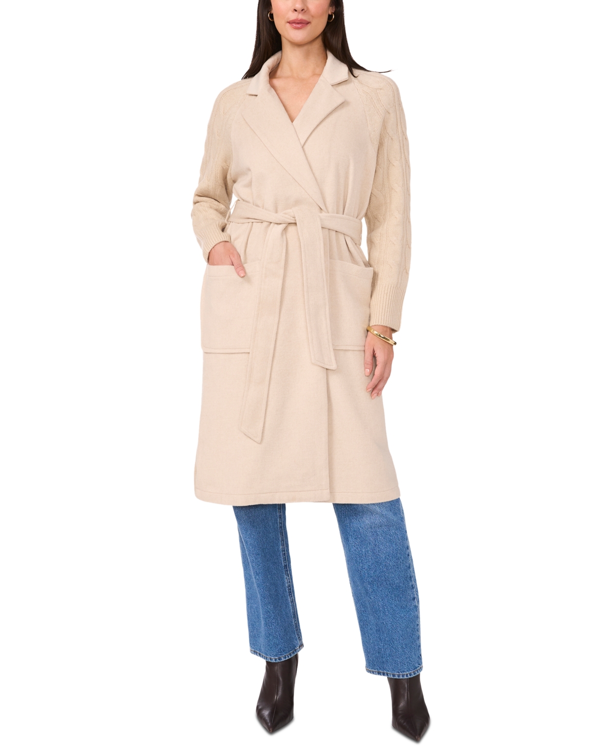 Vince Camuto Robe Coat In Biscotti