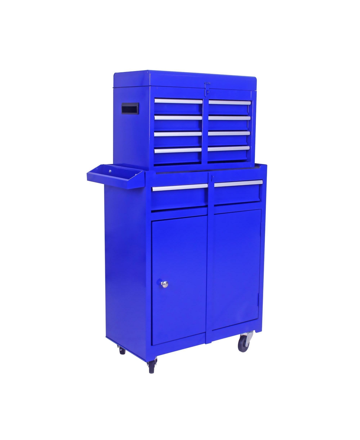 Slickblue Detachable 5-Drawer Tool Chest with Bottom Cabinet and Adjustable Shelf for Organized Storage