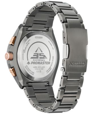 Eco-Drive Men's Automatic Promaster Air Limited Edition Skyhawk A-T Gray-tone Stainless Steel Watch 46mm