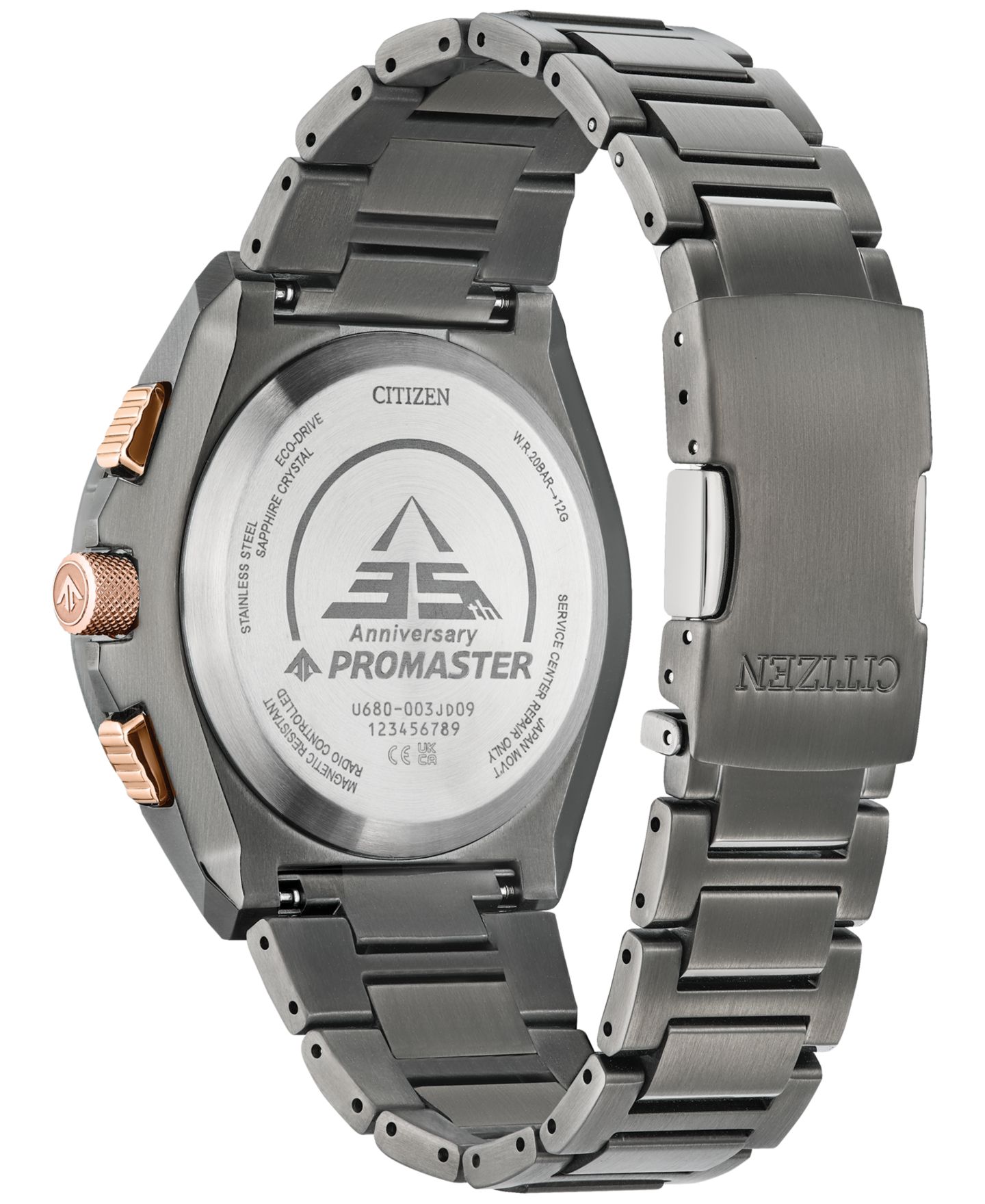 Мужские часы Citizen Eco-Drive Automatic Promaster Air Limited Edition Skyhawk A-T Gray-tone Stainless Steel 46mm — фото 3