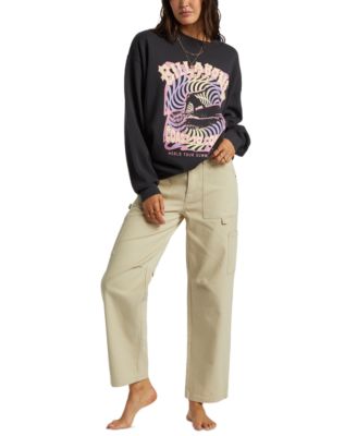 Billabong - Juniors' Ride In Crewneck Long-Sleeve Sweatshirt