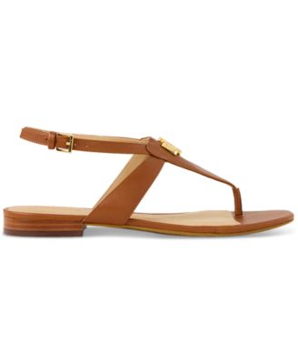 【Lauren Ralph Lauren】★サンダル★ Everley Thong Sandals Lauren Ralph Lauren Women's Everly Thong Flat Sandals - Macy's
