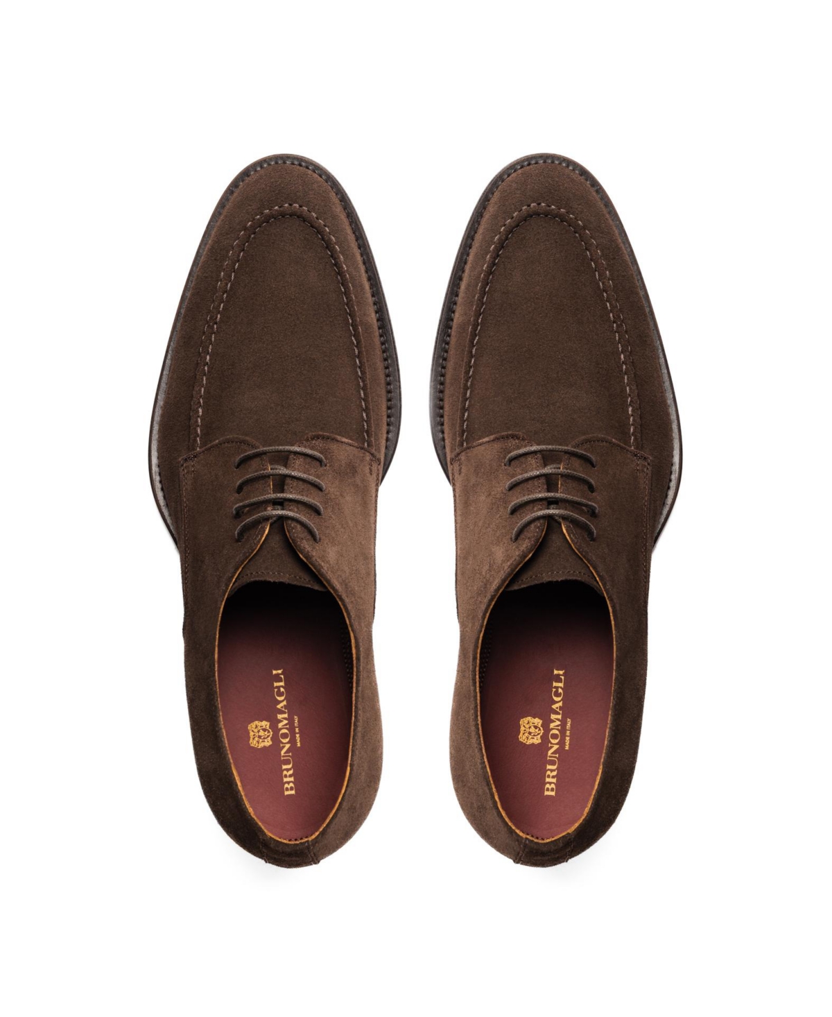 Bruno Magli Men's Santino Lace-up Shoes In Brown Suede