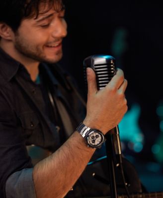 Eco-Drive Men's Chronograph Zenshin Super Titanium Bracelet Watch 43mm