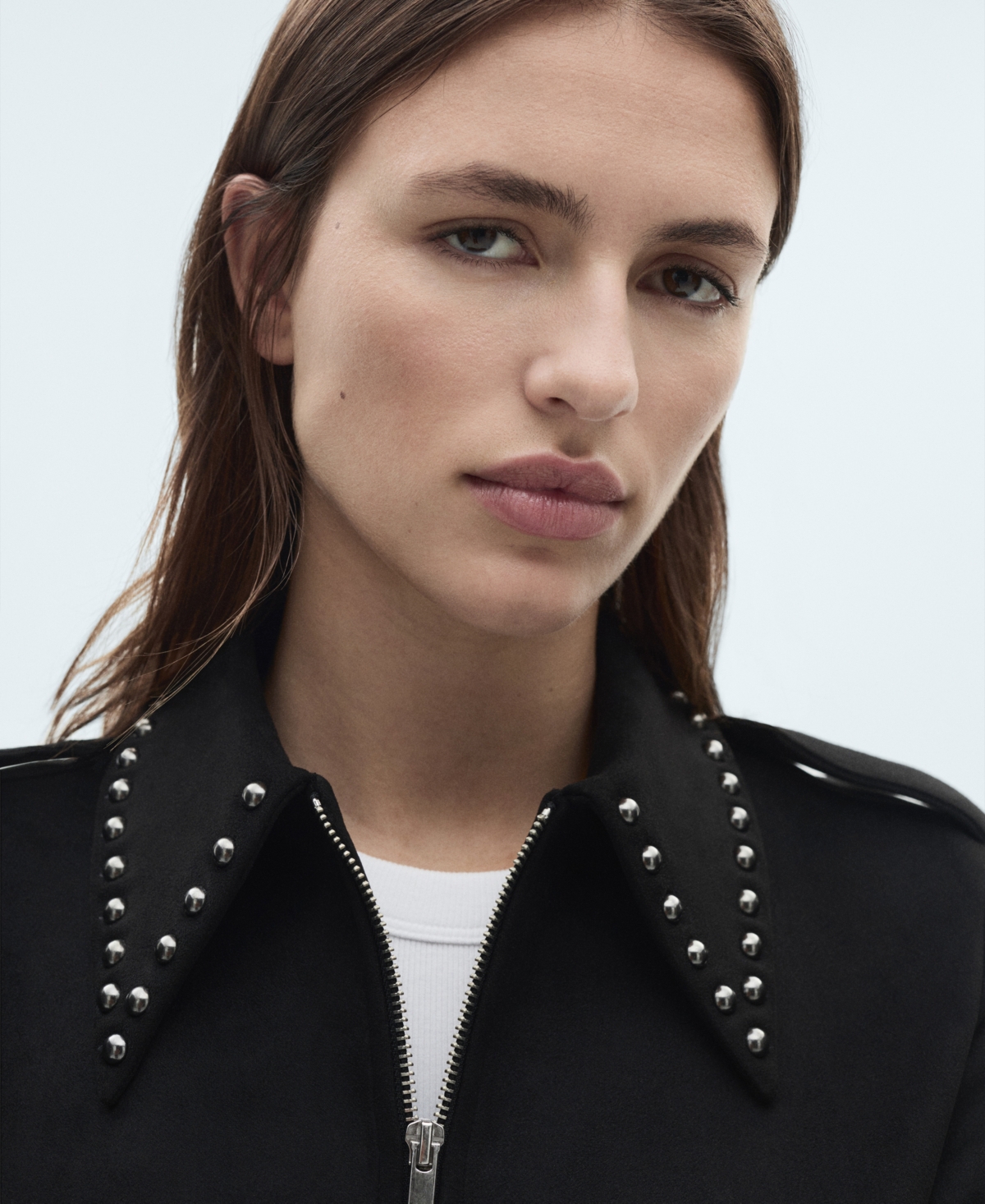Mango Women's Stud Detail Jacket