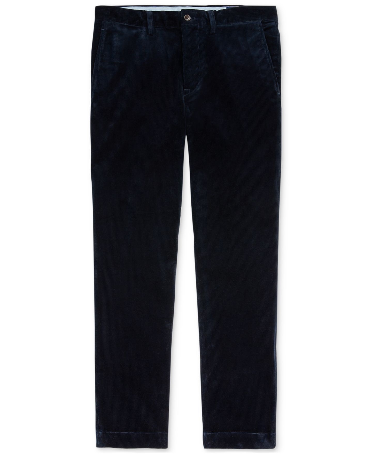Мужские брюки Polo Ralph Lauren Stretch Straight-Fit Corduroy, цвет: Тёмно-синий — фото 5