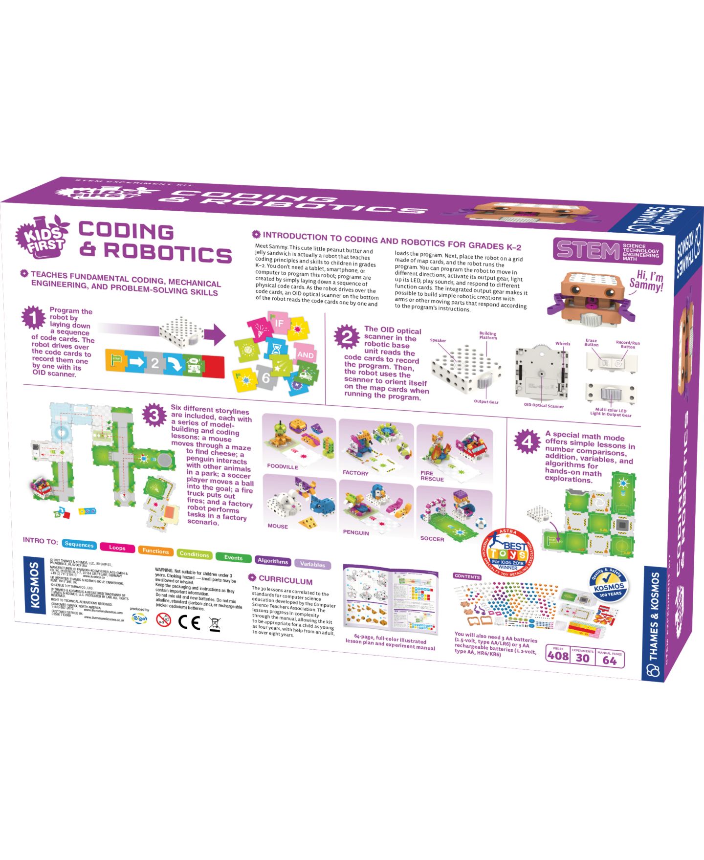 Детские игрушки Thames & Kosmos Kids First: Coding Robotics Kit — фото 2