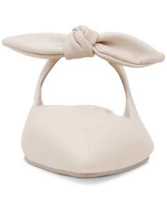 Women's Christian Bow Knot Mule Slide Flats