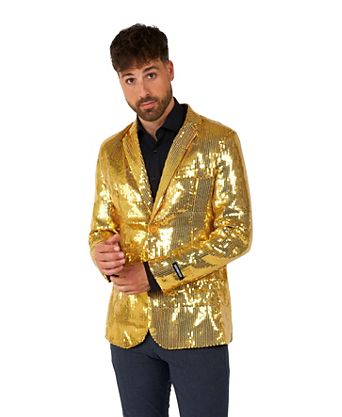 Men's Shiny Party Blazer - Sequins USA