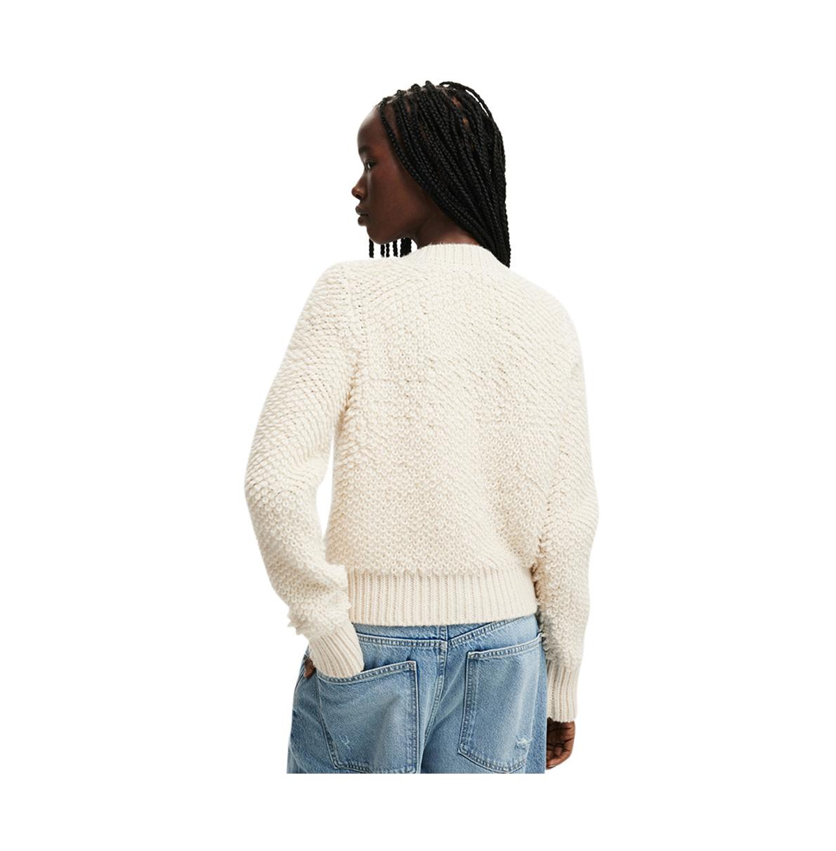 Women's Cotton On Shaggy Crew Texture Cardigan