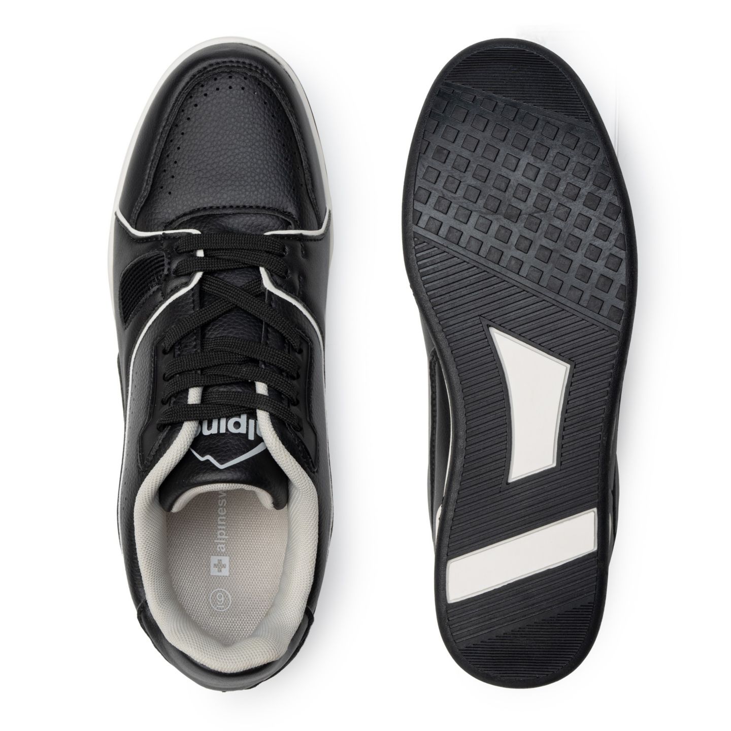 Мужские кроссовки Alpine Swiss Remy Fashion Sneakers Low Top Casual Comfortable Tennis Shoes, цвет: Чёрный — фото 6