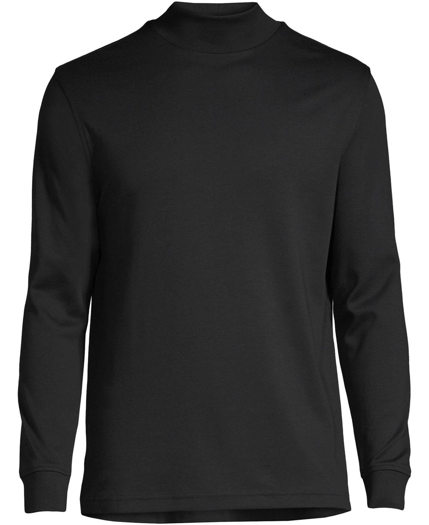 Men's Cotton Supima Mock Turtleneck