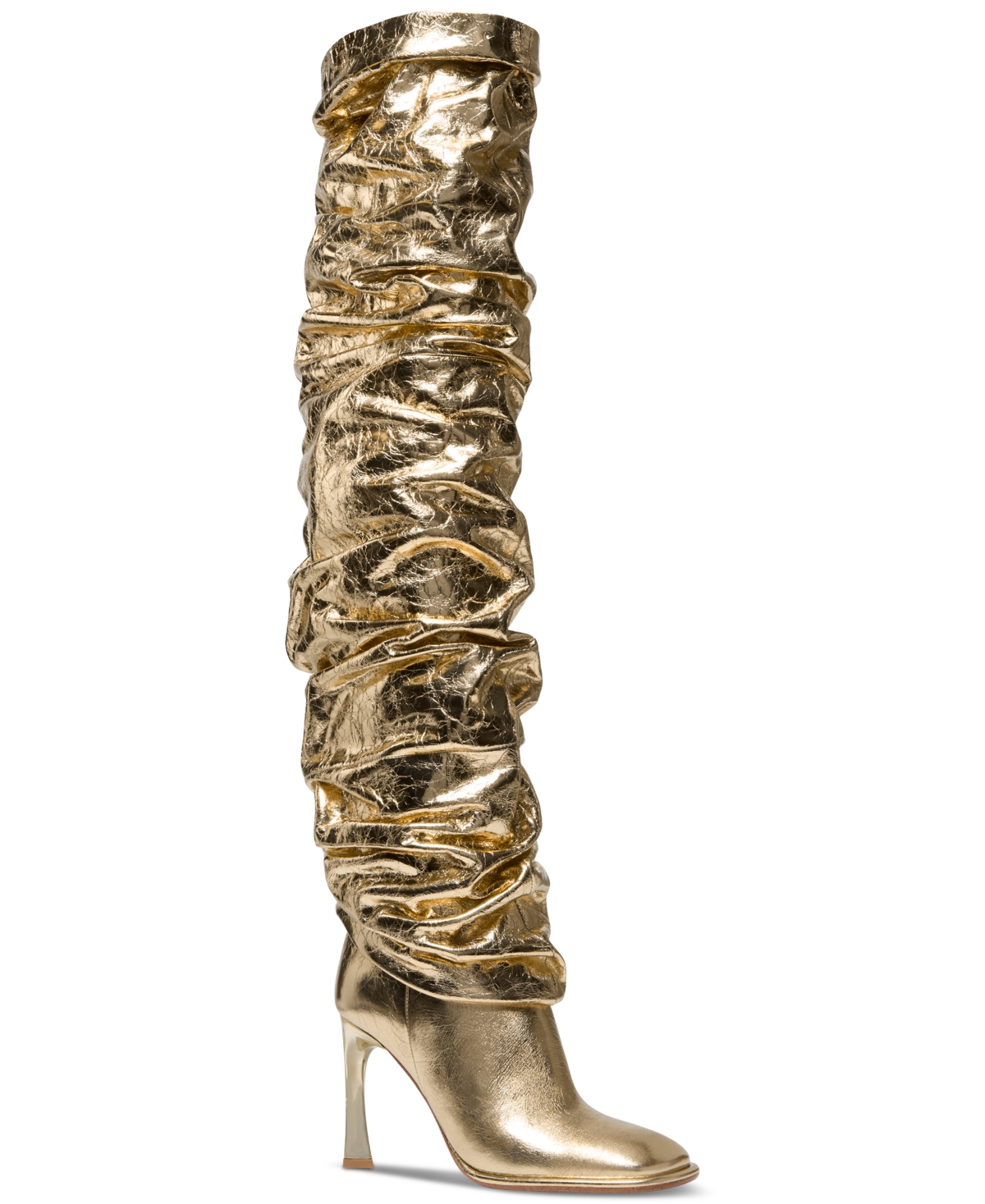 Michael Kors Michael  Women's Kelsea Slouch Boots In Pale Gold