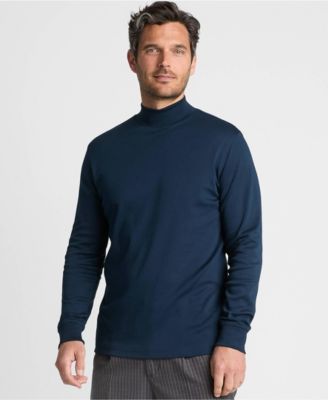 Men's Cotton Supima Mock Turtleneck