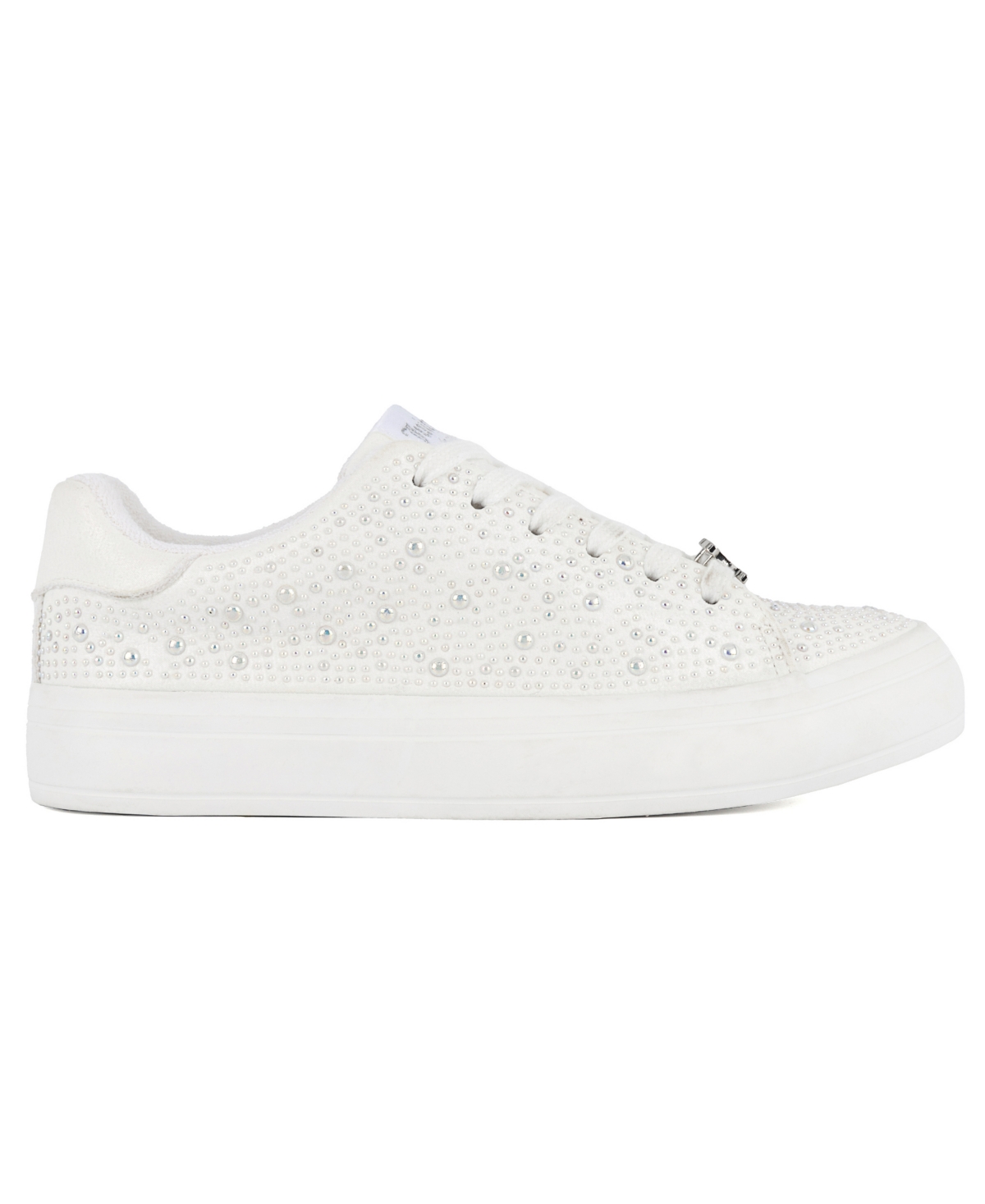 Juicy Couture Women's Alanis Rhinestone Lace Up Platform Sneakers