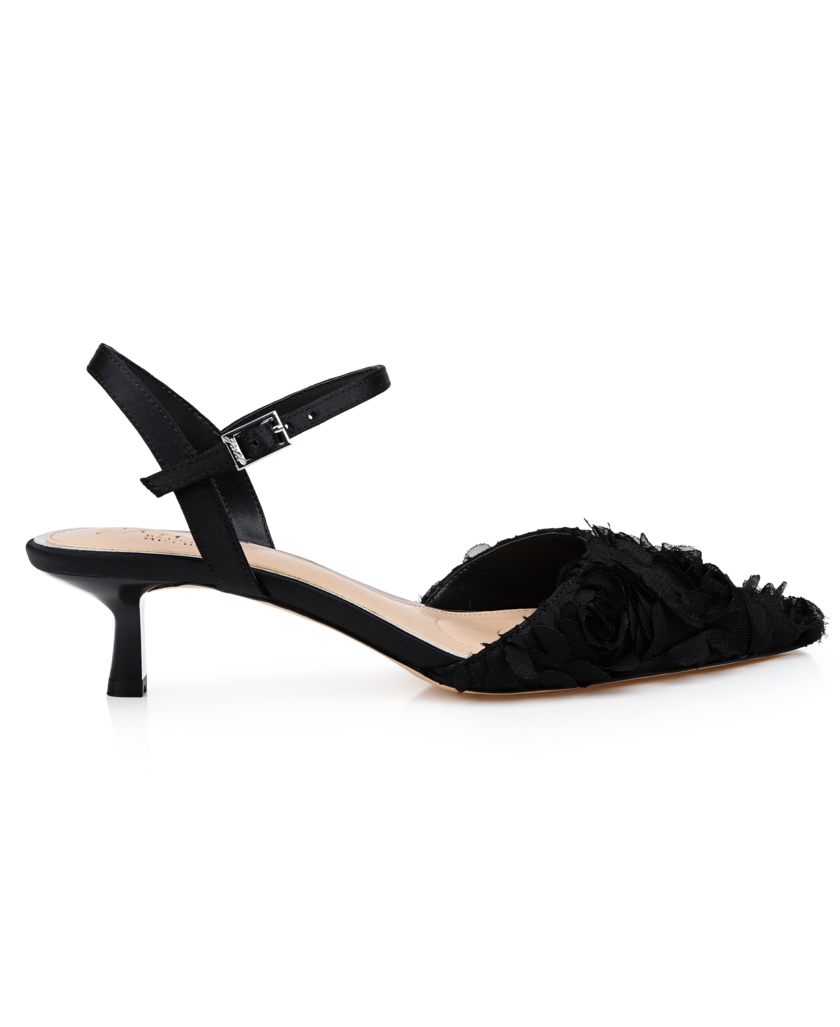 Jewel Badgley Mischka Selene Pointed Toe Pump In Black