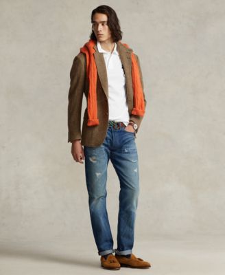 Men's  Big Pony Custom Slim Fit Mesh Polo