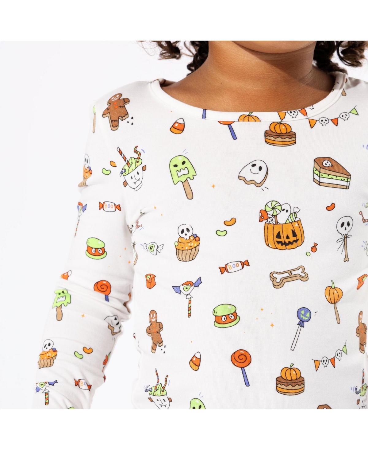Bellabu Bear Kids Unisex KidsSet of 2 Piece Pajamas - Halloween treats