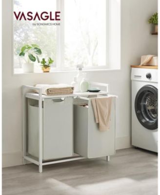 2 Pull-out & Removable Bags Laundry Hamper and Sorter
