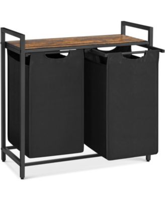 2 Pull-out & Removable Bags Laundry Hamper and Sorter