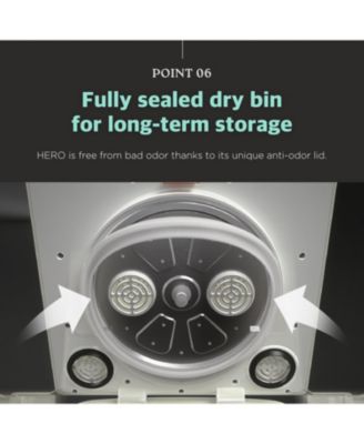 Kproduct4u Premium 4.3 Liters Countertop Electric Food Waste Disposer - Grinding and Drying Type, Mint