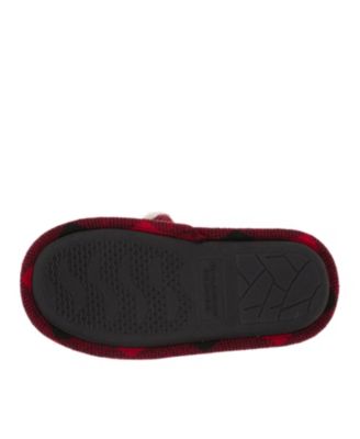 Kids Buffalo Check Lil Bear Clog Slipper