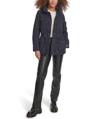 Women's Hooded Military Jacket