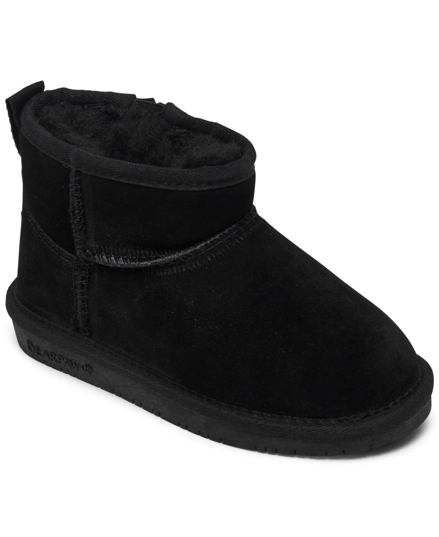 Ботинки BEARPAW Kiara Winter Boots для девочек-малышей, цвет: Чёрный — фото 1