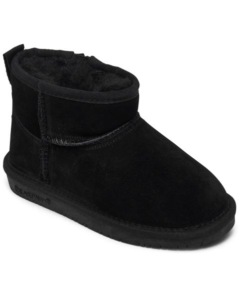 Ботинки BEARPAW Kiara Winter Boots from Finish Line для девочек-малышей, цвет: Чёрный