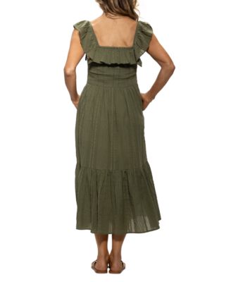 Women's Cotton On/Off-The-Shoulder Cover-Up Dress